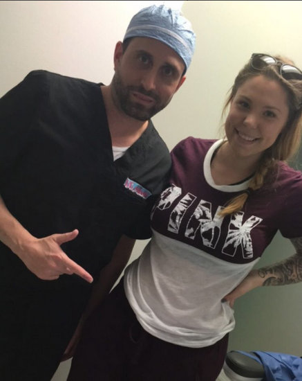 Kail Lowry with Dr. Maimi