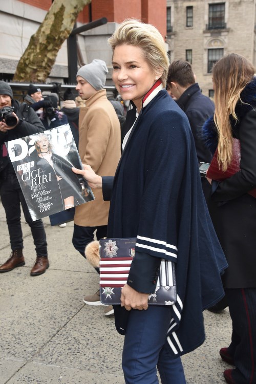 Yolanda Foster - New York Fashion Week