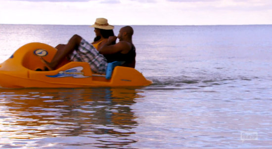 Kenya & Matt drift out to sea