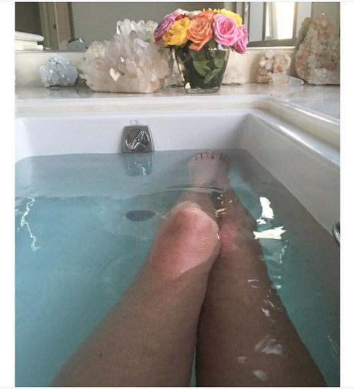 Yolanda Foster bath tub - detox