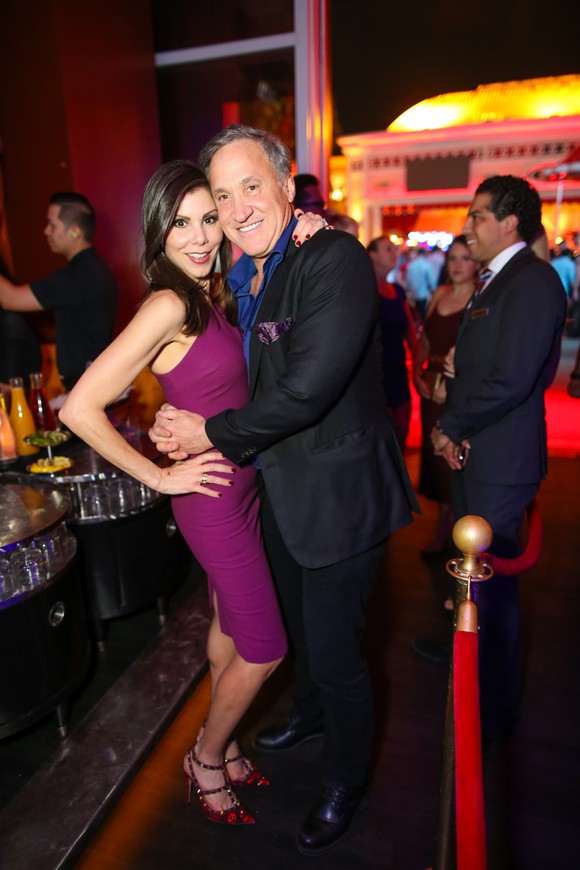 Heather dubrow purple dress Las Vegas