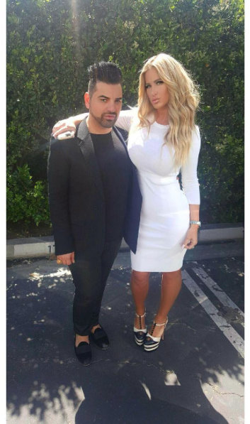 Kim Zolciak with publicist