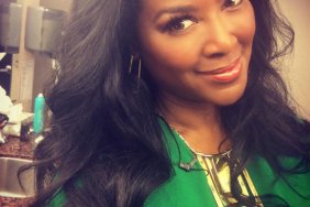 Kenya Moore Wears Green