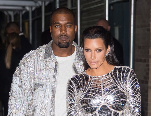 Kanye West and Kim Kardashian at MET Gala