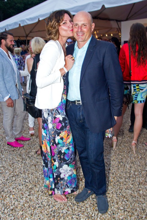 WATER MILL, NY - JULY 30:  Luann de Lesseps and Tom D'Agostino Jr. attend the 23rd Annual Watermill Summer Benefit at The Watermill Center on July 30, 2016 in Water Mill, New York.  (Photo by Steve Mack/FilmMagic)