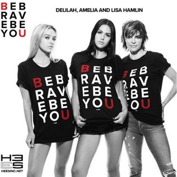 Lisa Rinna And Her Daughters Model In A Campaign For Be Brave Be You