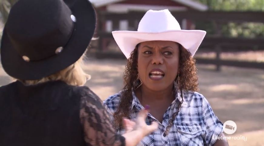 Tonya-Banks-Plaid-Cowboy-Shirt-Hat-Little-Women-LA-001