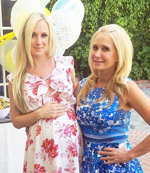 Kim Richards and Kyle Richards at Brooke Wiederhorn's Baby Shower