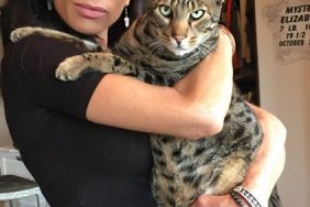 Carlton Gebbia with cat