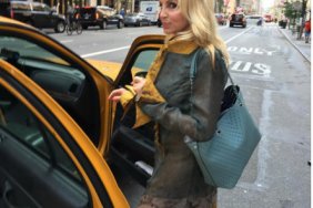 Camille Grammer at NYFW