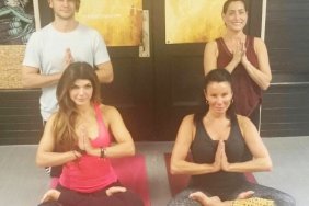 Teresa Giudice and Danielle Staub yoga