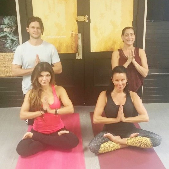 Teresa Giudice and Danielle Staub yoga