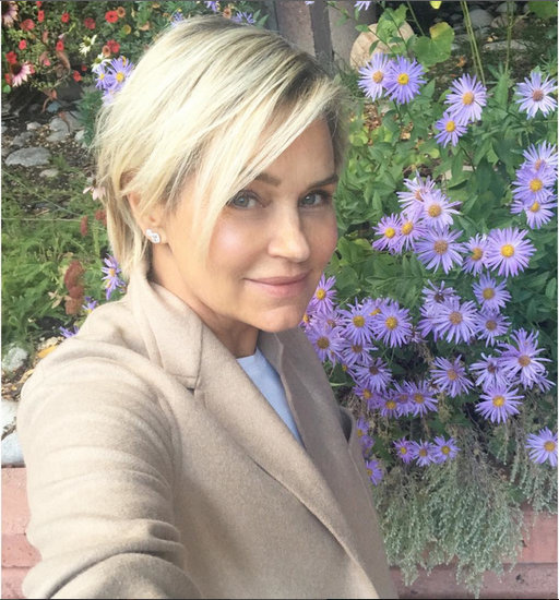 Yolanda Foster Stops To Smell The Roses