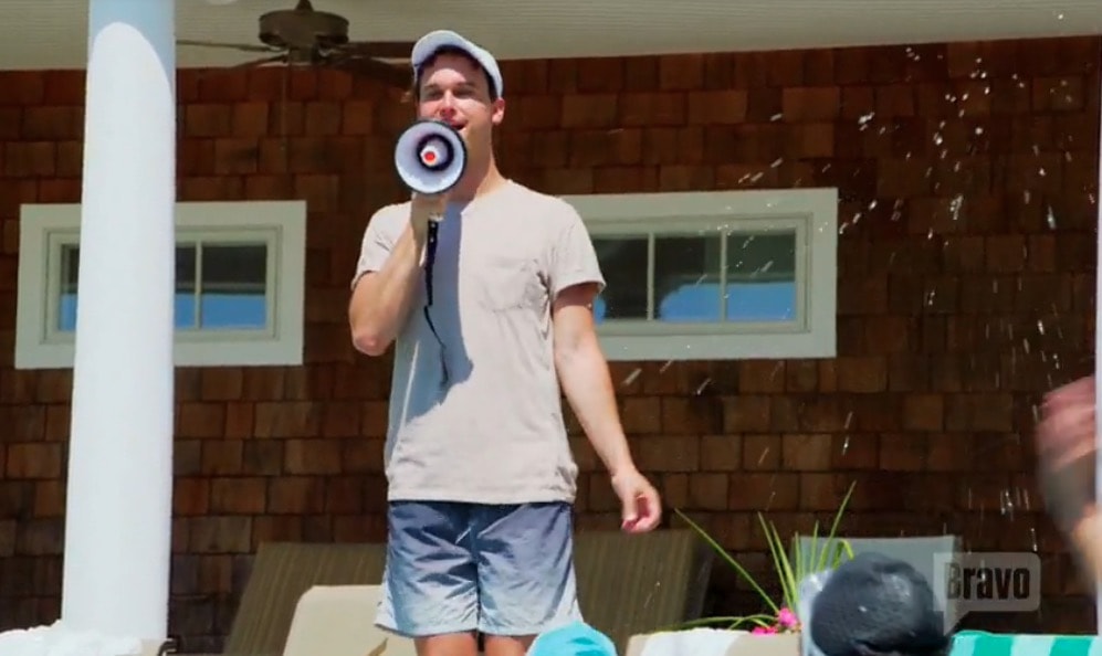 Stephen teaches water aerobics