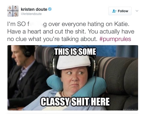 Kristen Defends Katie