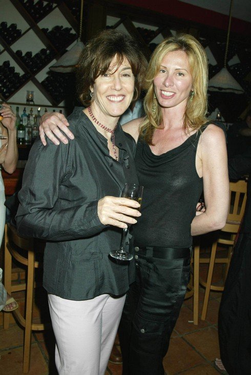 NORA EPHRON AND CAROLE RADZIWILL during DINNER PARTY FOR 