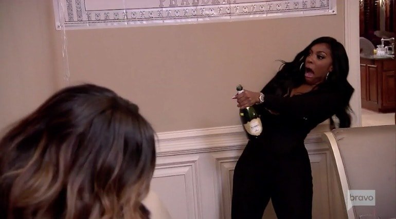 Porsha opens champagne