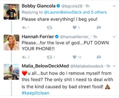 Bobby.Giancola.Hannah.Ferrier.Malia.White.Twitter.Below.Deck.Med