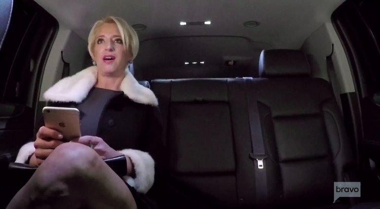 Dorinda.Medley.Limo.Furcollar.Limo.RHONY