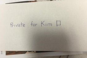 Kim DePaola secret note