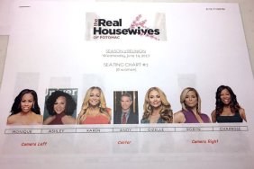 Real Housewives of Potomac reunion seating chart