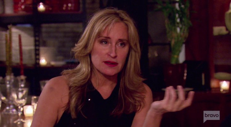 Sonja-Morgan-Black-Dress-Dinner-RHONY