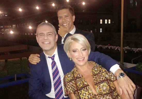 Dorinda Medley and Fredrik Eklund on WWHL