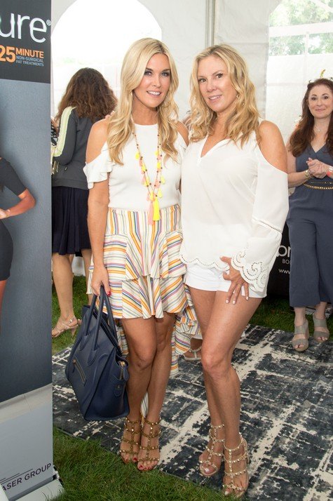 SOUTHAMPTON, NY - JULY 29: Bravo TV Personalities Tinsley Mortimer and Romona Singer attend the Jill Zarin's 5th Annual Luxury Luncheon on July 29, 2017 in Southampton, New York. (Photo by Mark Sagliocco/Getty Images)