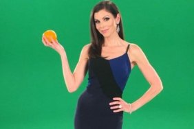 Heather Dubrow Holds Orange