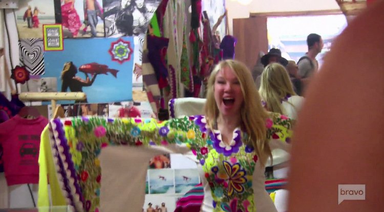 Ramona-Singer-Crazy-Colorful-Dress-Mexico-Store-RHONY