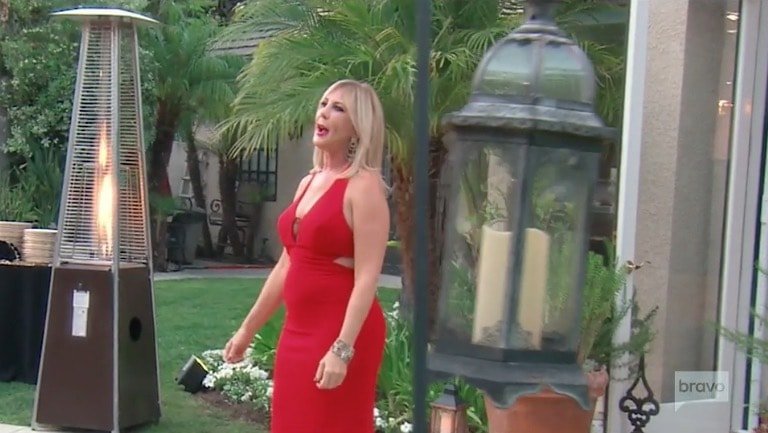 Vicki arrives at her birthday party