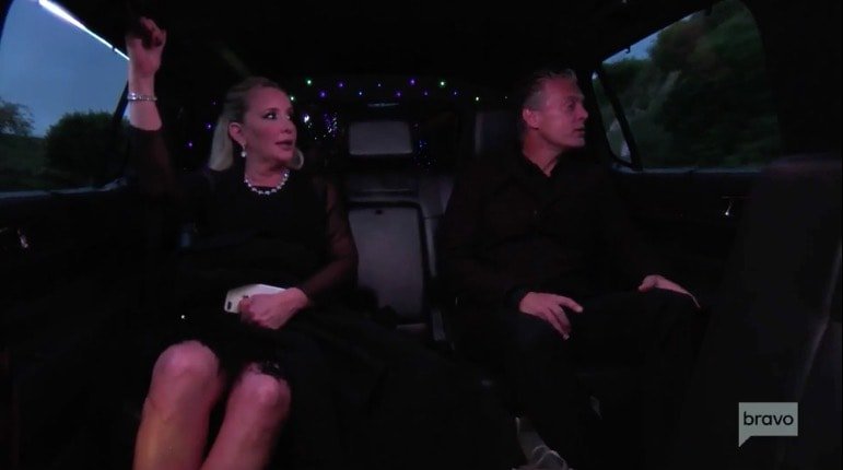 Shannon & David limo ride