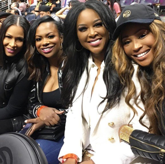 Real Housewives Of Atlanta Stars Take Over Atlanta Hawks Game- PHOTOS!
