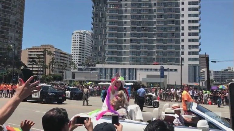 Lisa Vanderpump at Long Beach Pride