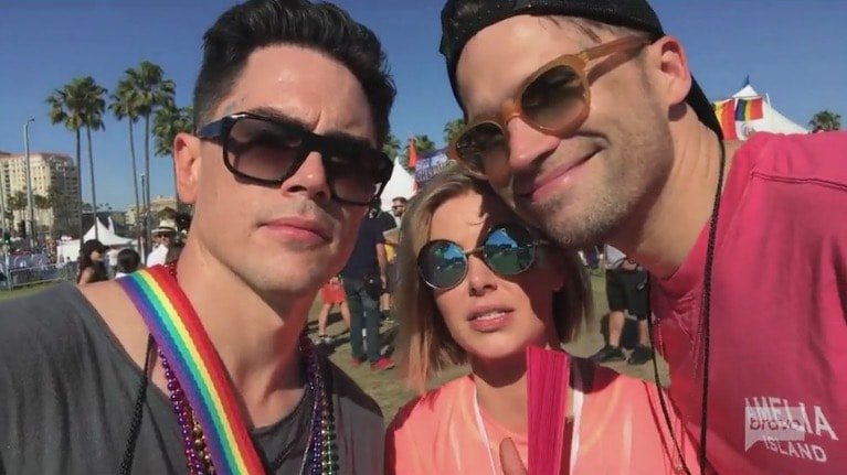 Tom 1, Tom 2, & Ariana at Pride