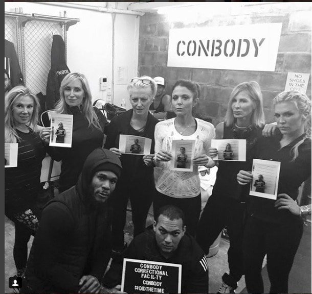 RHONY workout at ConBody