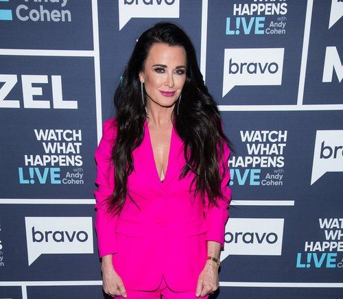 Kyle Richards Dazzled at a Gala in a Sparkly Sequined Look