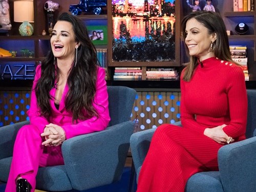 Kyle Richards and Bethenny Frankel on WWHL