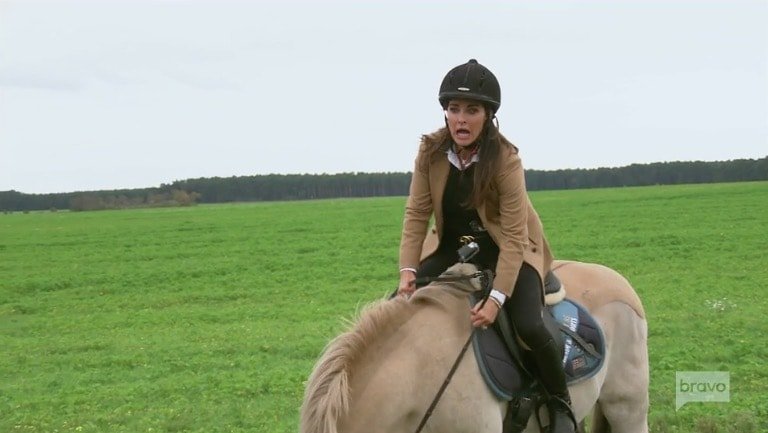 Kyle on horseback