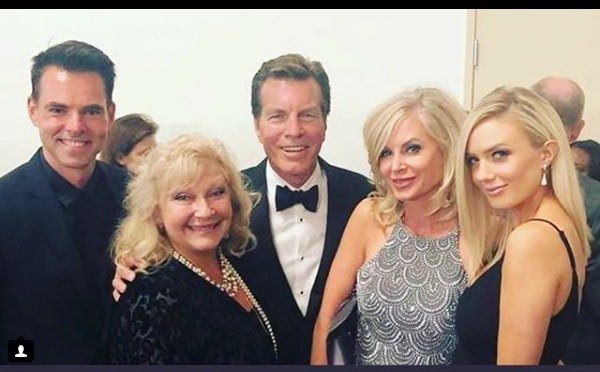 Eileen Davidson with Young & the Restless cast