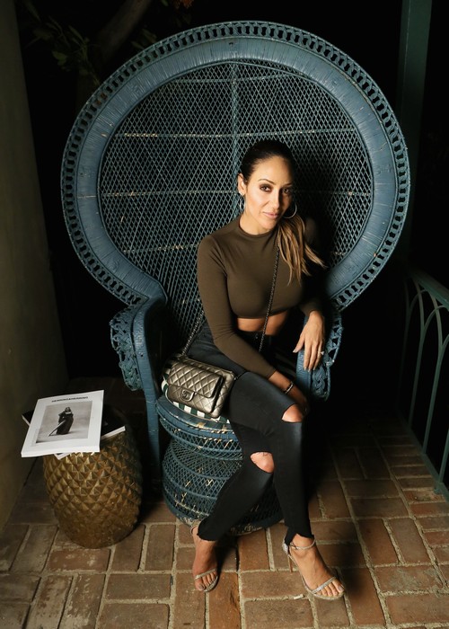 melissa gorga wicker chair