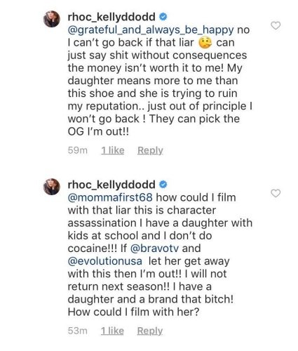 Kelly Dodd Wants To Leave Real Housewives Of Orange County Because Of Vicki Gunvalson Drug Accusations; Gina Kirschenheiter & Emily Simpson Shade Vicki On Instagram