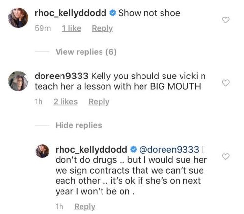 Kelly Dodd Wants To Leave Real Housewives Of Orange County Because Of Vicki Gunvalson Drug Accusations; Gina Kirschenheiter & Emily Simpson Shade Vicki On Instagram