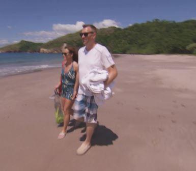 AJ-and-Stephanie-go-snorkeling Married at First Sight