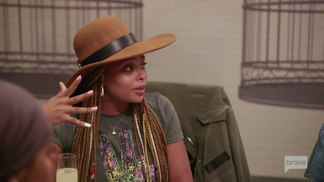 Eva Marcille tries to confront shade