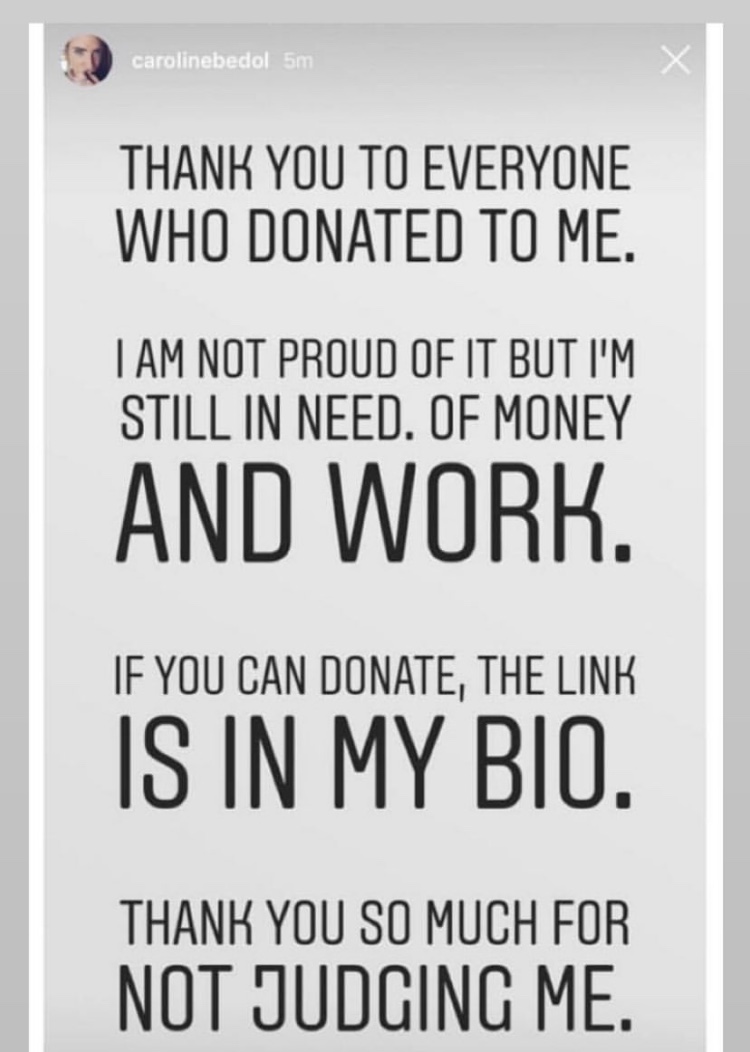 Below Deck's Caroline Bedol Is Asking Fans For Donations(02)