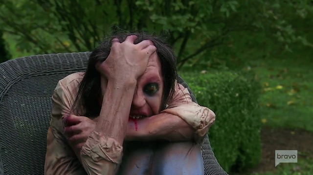Bethenny Frankel crying zombie in The Berkshires