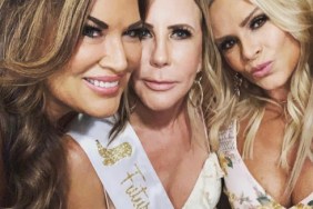 Real Housewives of Orange County Vicki Gunvalson Emily Simpson Tamra Judge Vicki engagement party