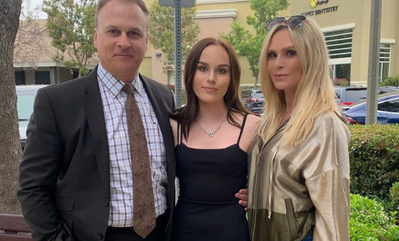 Simon Barney, Sophia Barney, and Tamra Judge