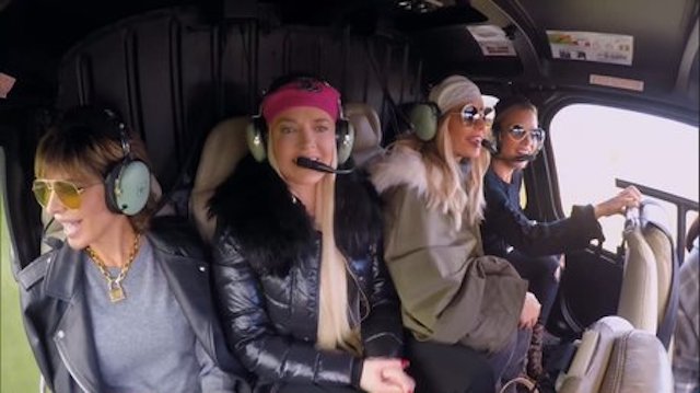 Real Housewives Of Beverly Hills Helicopter ride France